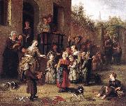BRAKENBURG, Richard May Queen Festival oil painting